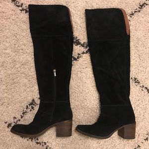 Lucky Brand Suede Knee High Boots